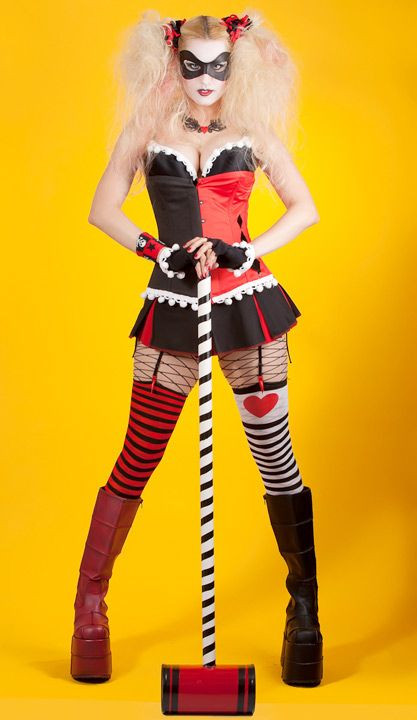 DIY Harley Quinn Costume
 87 best PoisonIvy HarleyQuinn Pinup Shoot images on