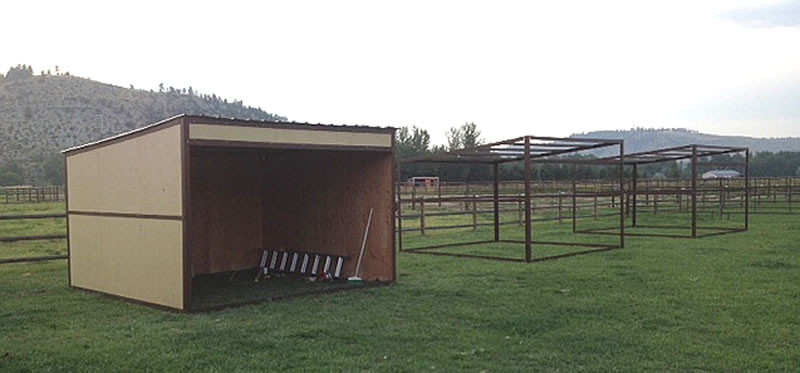 DIY Horse Barn Kit
 Horse Shed Kit DIY Portable loafing shelter