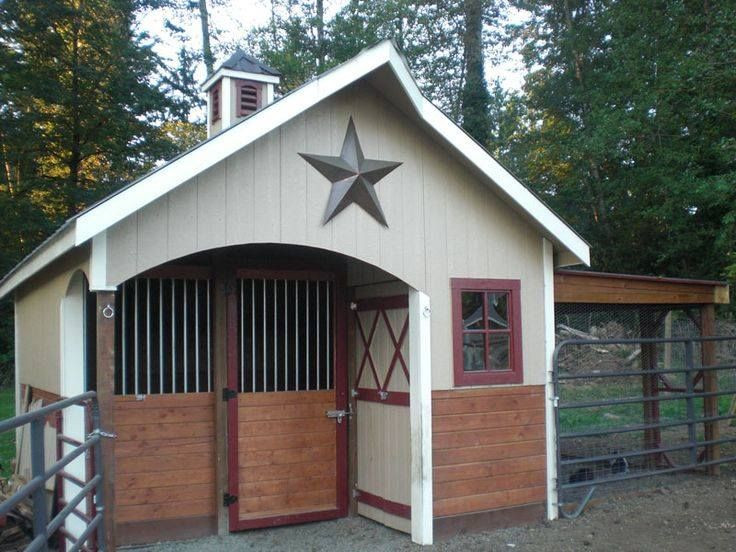DIY Horse Barn Kit
 Cute barn and chicken coop