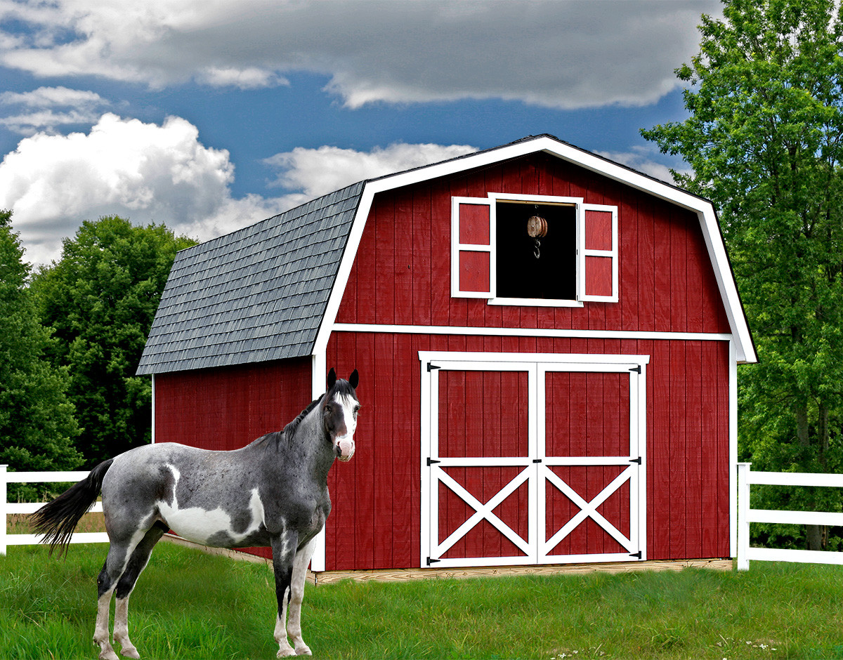 DIY Horse Barn Kit
 Roanoke 1200x940