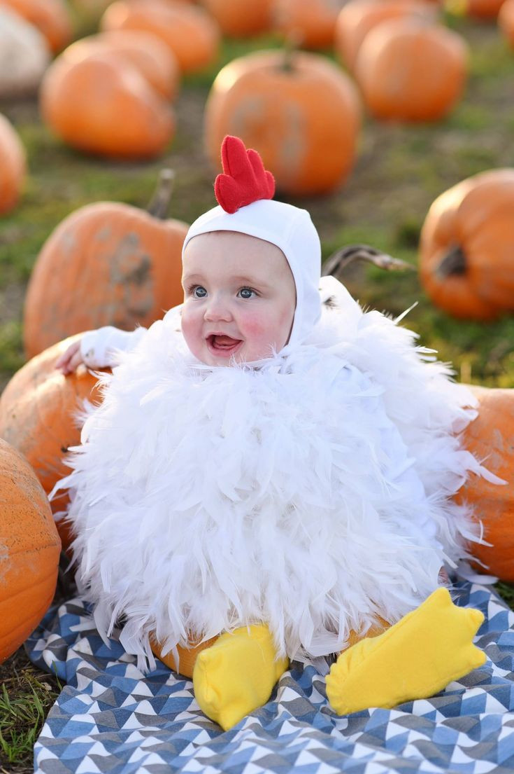 DIY Infant Costume
 DIY Baby Chicken Halloween Costume in 2019