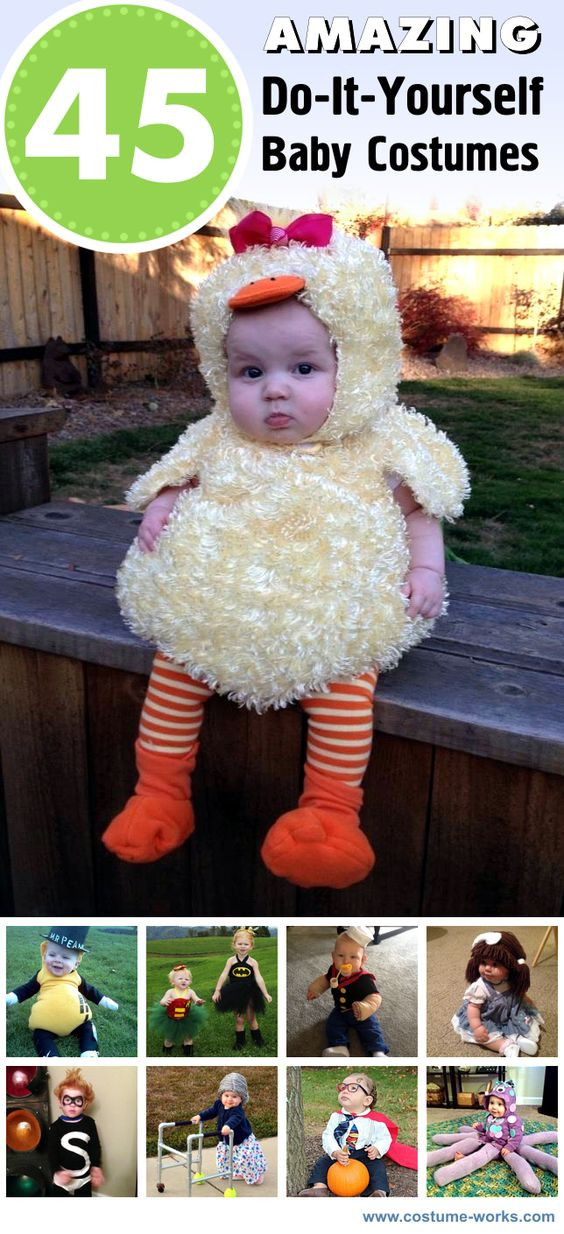 DIY Infant Costume
 45 Amazing DIY Baby Halloween Costumes