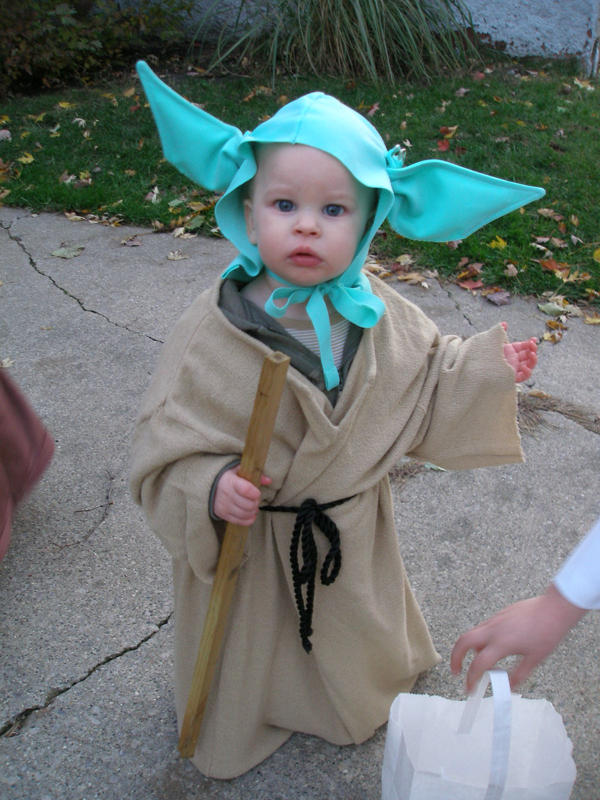DIY Infant Costume
 Super Savings DIY Star Wars Costumes Baby Yoda Princess