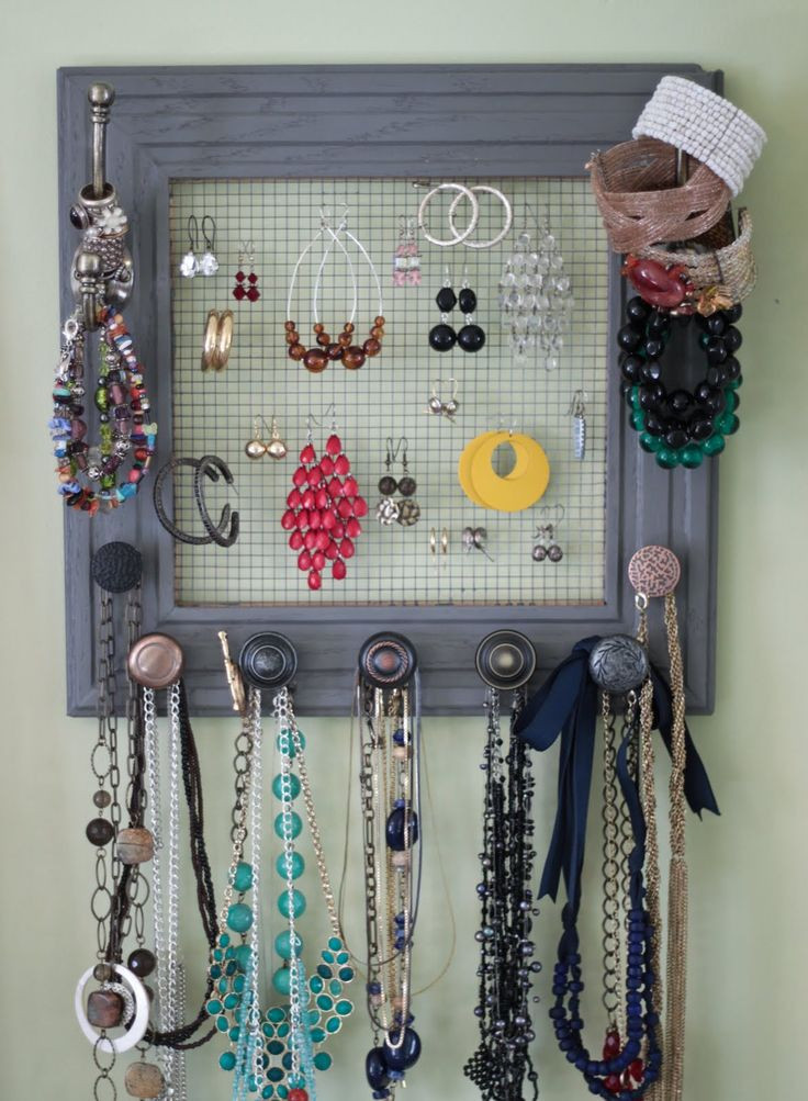 DIY Jewelry Rack
 61 best Jewelry Storage images on Pinterest