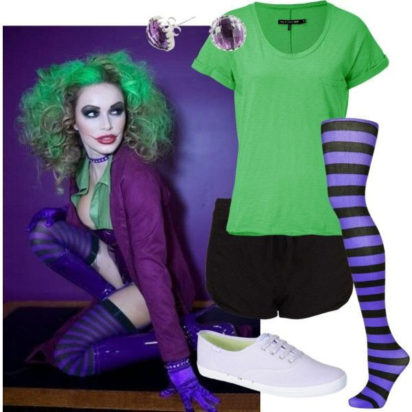 DIY Joker Costume Female
 DIY Joker Costume for Poor College Students