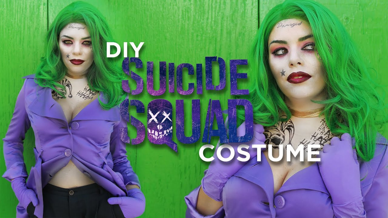 DIY Joker Costume Female
 DIY SUICIDE SQUAD JOKER INSPIRED COSTUME