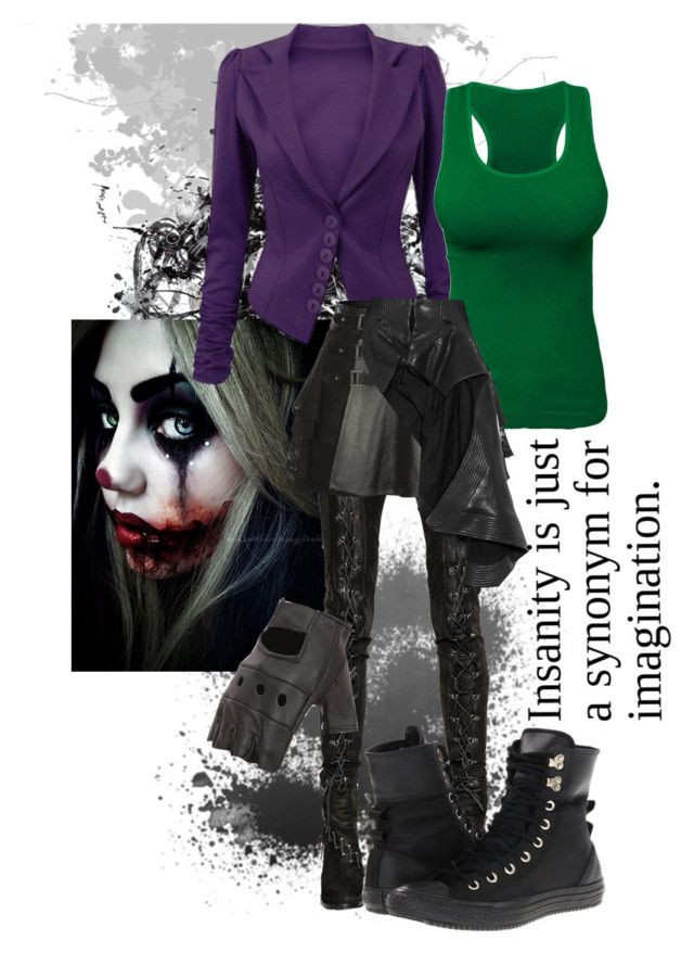 DIY Joker Costume Female
 The Joker Polyvore Outfits Other Outfits