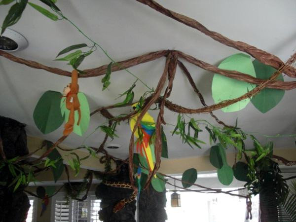 DIY Jungle Theme Decorations
 Kara s Party Ideas Jungle safari themed birthday party