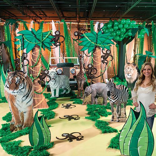 DIY Jungle Theme Decorations
 Jungle & Safari Theme Party Decorations