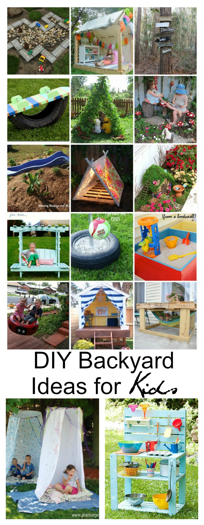 DIY Kids Backyard
 DIY Backyard Ideas for Kids The Idea Room