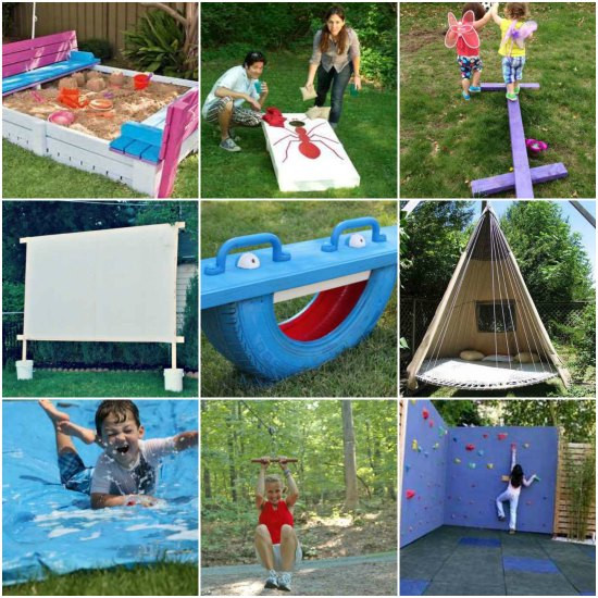 DIY Kids Backyard
 20 Awesome DIY Outdoor Play Equipment For Kids