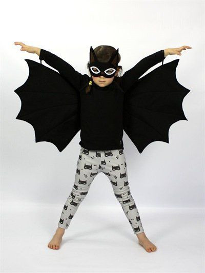 DIY Kids Bat Costume
 Bat