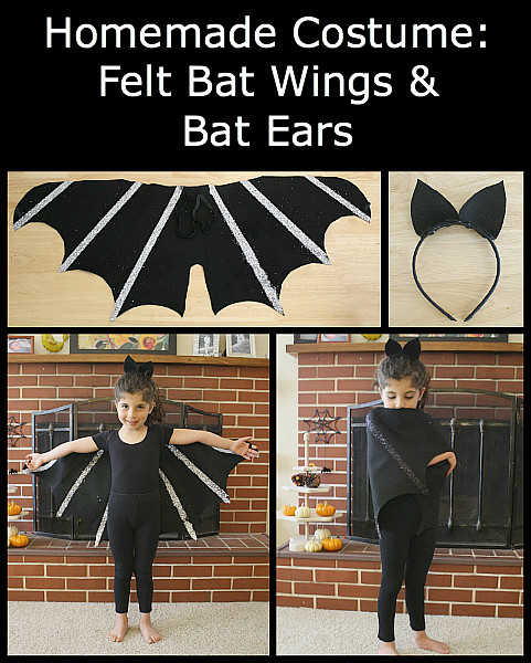 Diy Kids Bat Costume
 DIY Bat Costume for Kids Bat Wings and Bat Ears