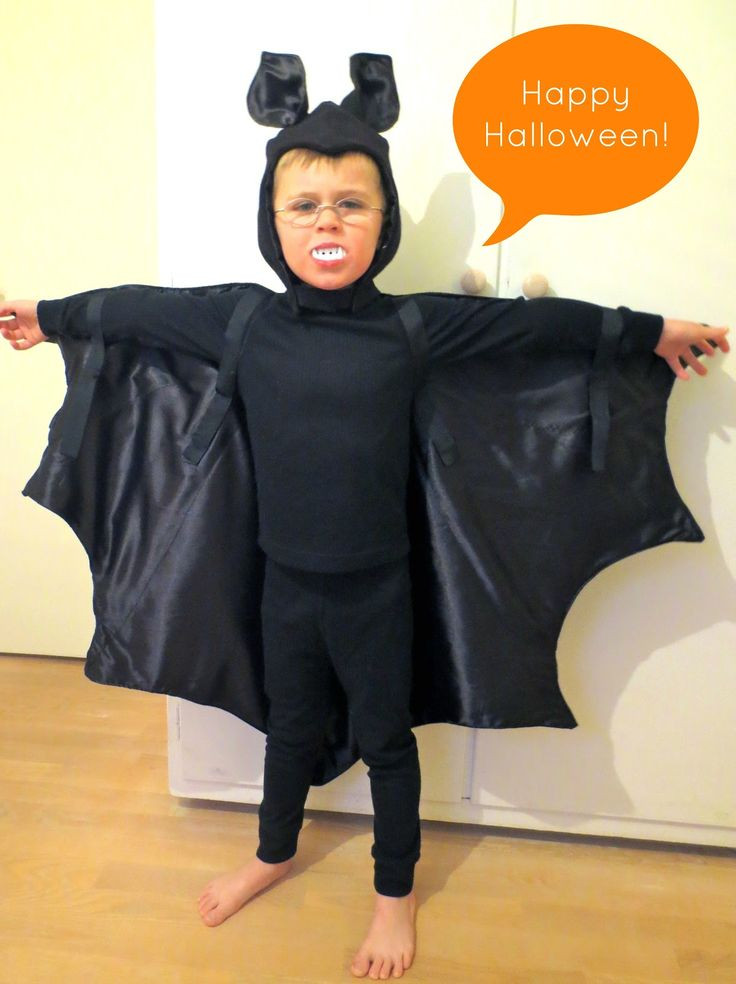 Diy Kids Bat Costume
 Create oh la la DIY Bat Costume