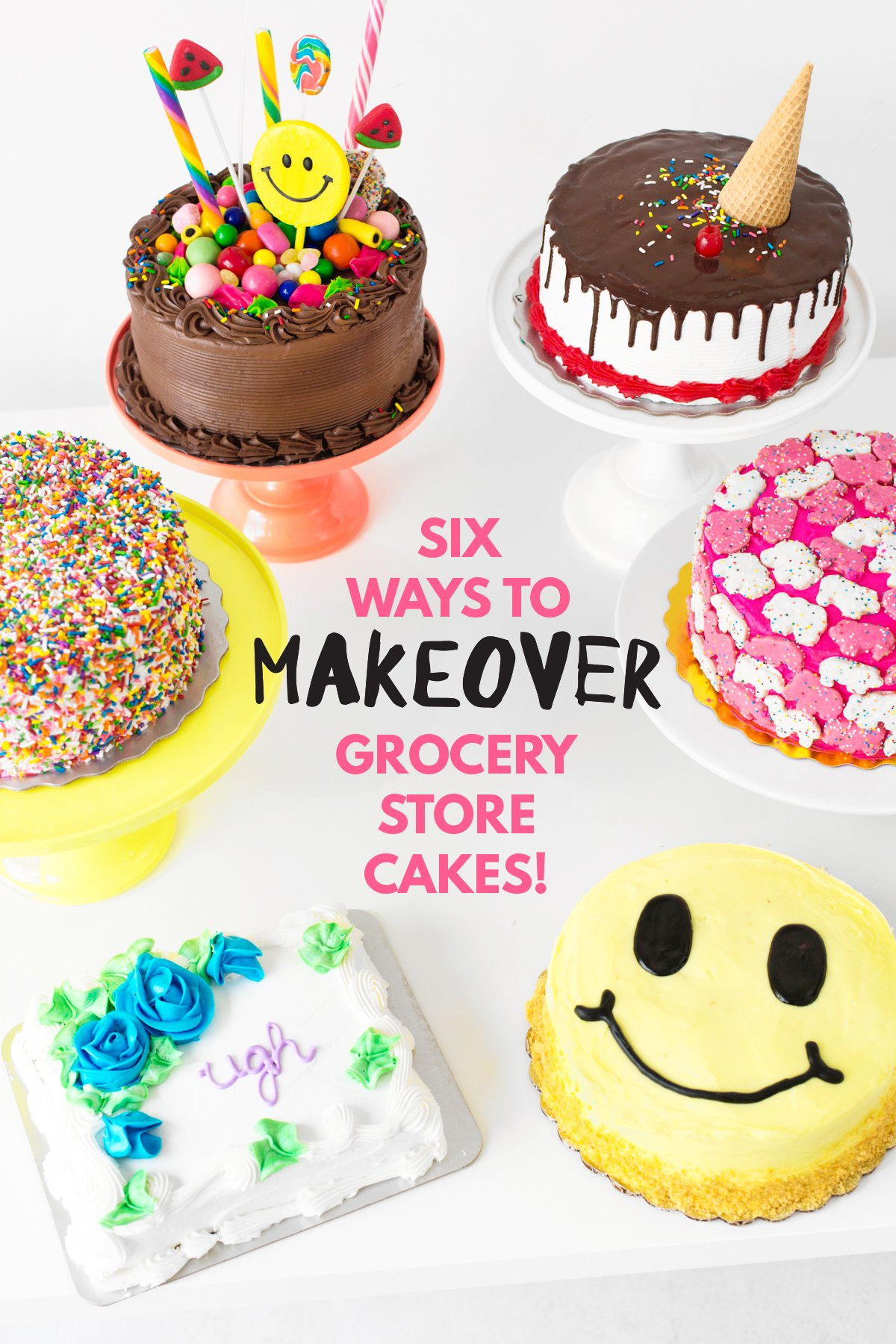 DIY Kids Birthday Cake
 Cakeover Six Grocery Store Cake Hacks Studio DIY