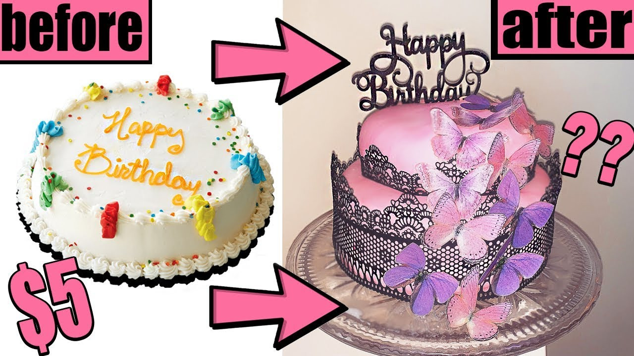 DIY Kids Birthday Cake
 DIY BIRTHDAY CAKE MAKEOVER