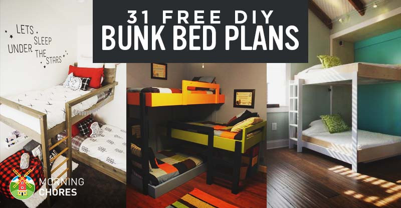 DIY Kids Bunk Bed
 31 DIY Bunk Bed Plans & Ideas that Will Save a Lot of