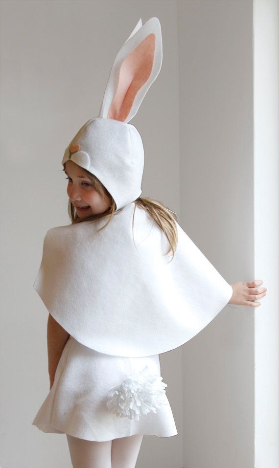 DIY Kids Bunny Costume
 Bunny PATTERN DIY costume mask sewing tutorial creative