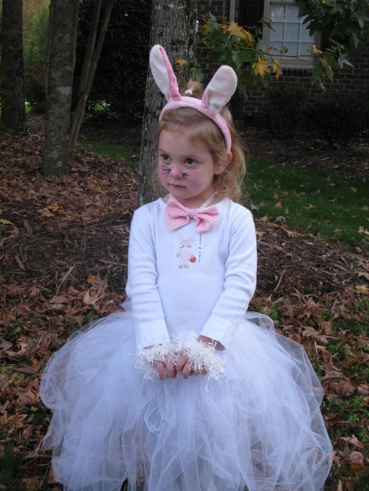 DIY Kids Bunny Costume
 Bunny Costume idea girl