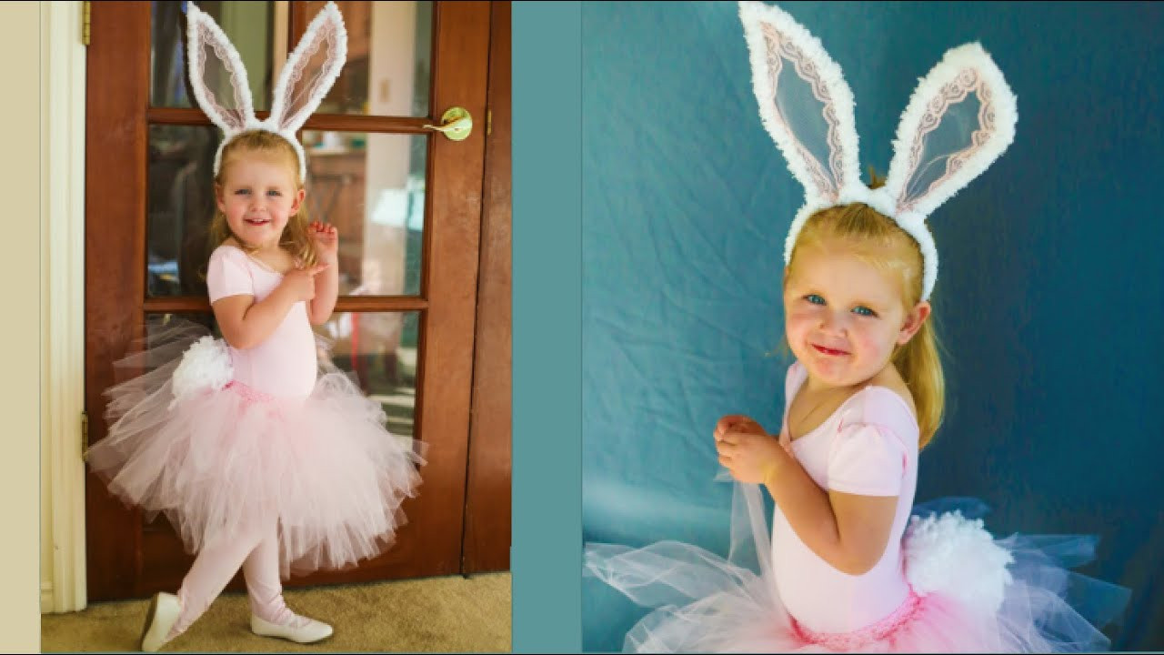 DIY Kids Bunny Costume
 Cute Easter Bunny Costume NO SEW Tutorial