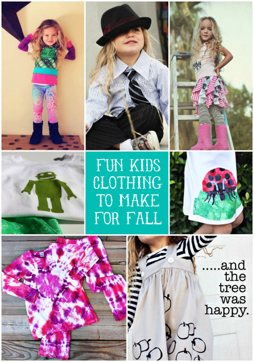 DIY Kids Clothes
 Fun DIY Kids Clothing to Make For Fall
