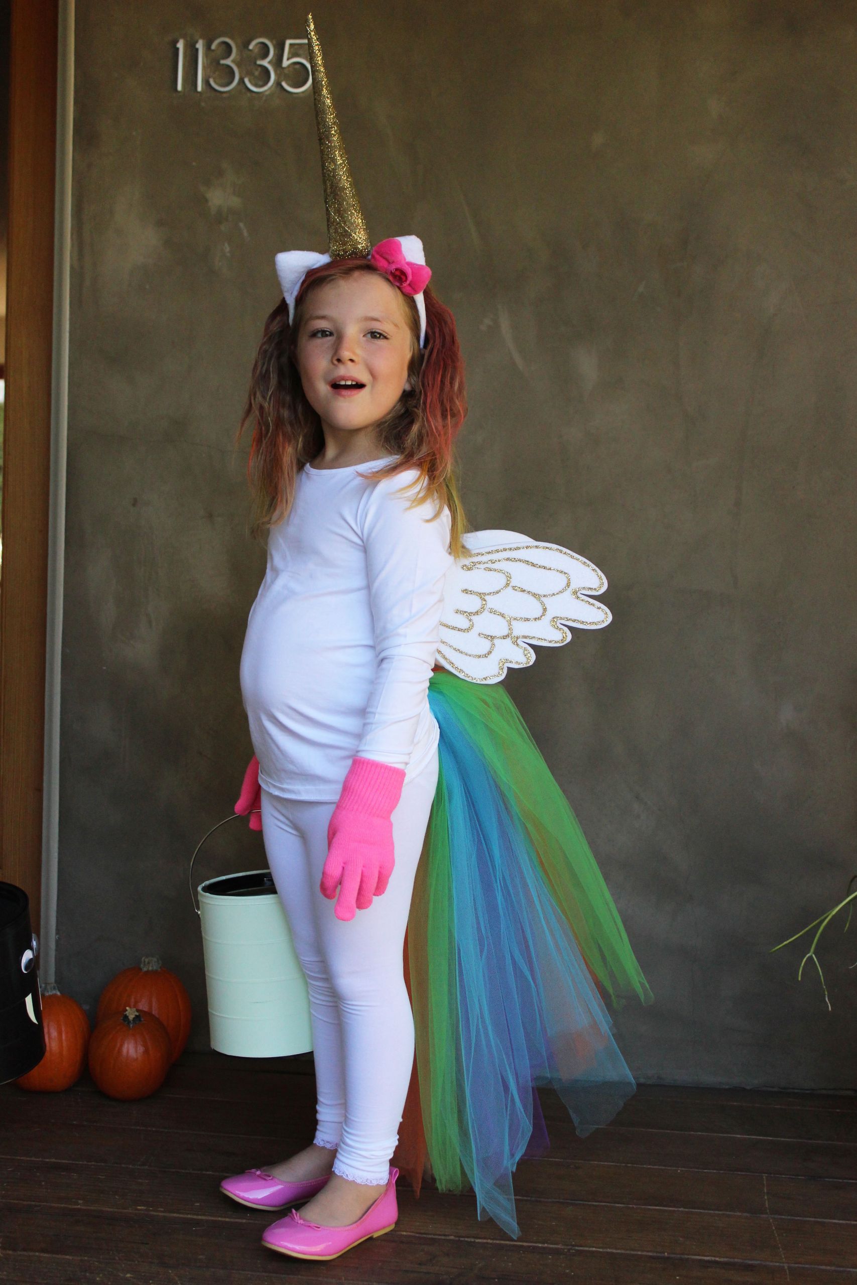 DIY Kids Costume
 unicorn costume