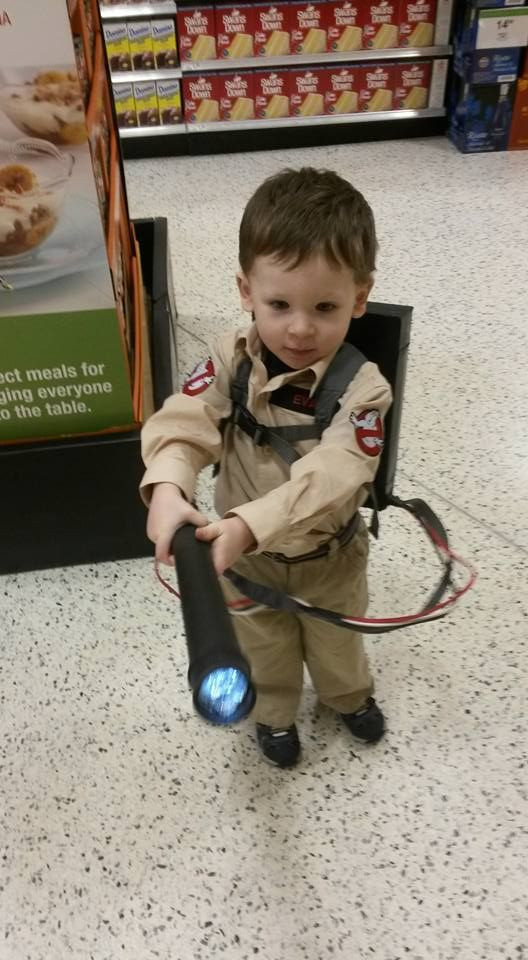 DIY Kids Ghostbuster Costume
 Ghost Buster Costume A handmade proton pack with
