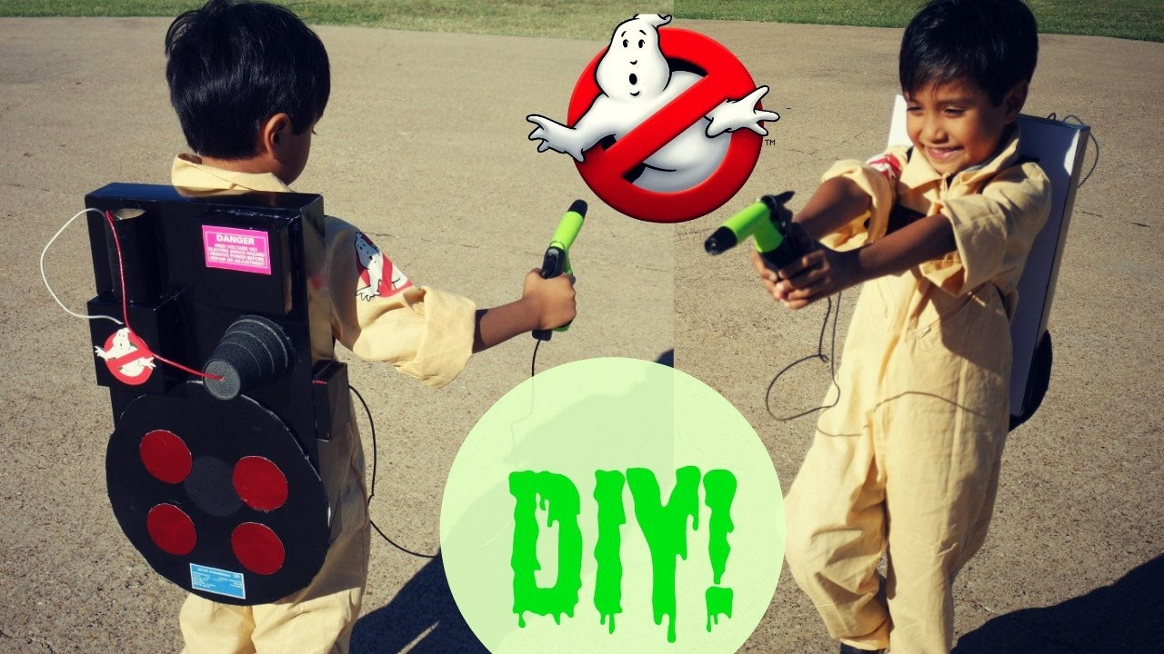 DIY Kids Ghostbuster Costume
 Easy DIY Ghostbusters Proton Pack