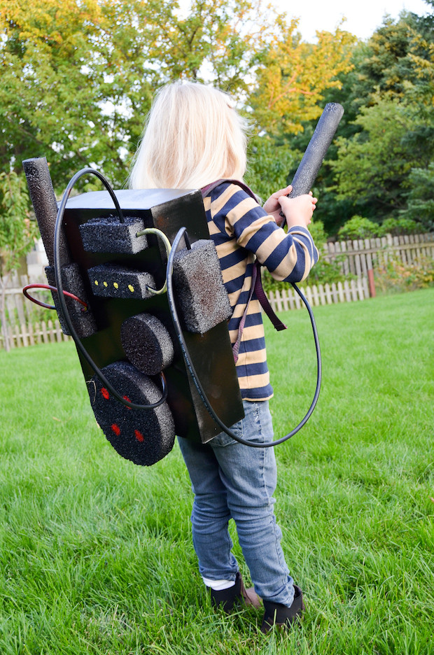 DIY Kids Ghostbuster Costume
 How To Ghostbusters Inspired DIY Proton Pack
