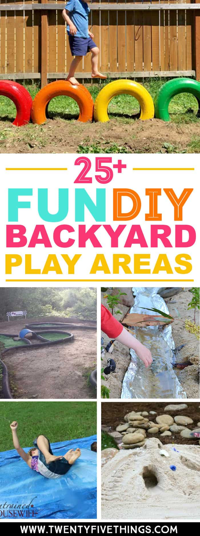 DIY Kids Outdoor Play Area
 25 Fun DIY Backyard Play Areas The Kids Will Love Fun