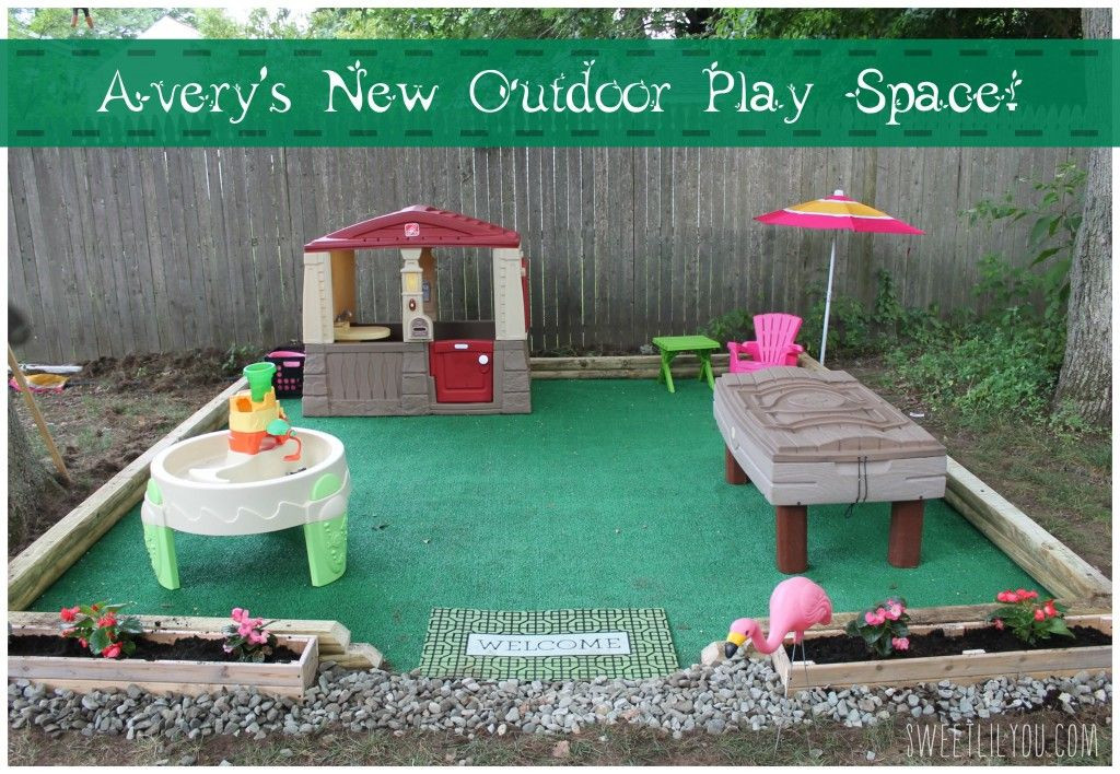 DIY Kids Outdoor Play Area
 DIY Outdoor Play Space Avery s Place