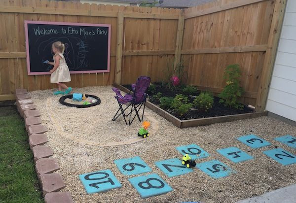 DIY Kids Outdoor Play Area
 Bud Backyard Beautification