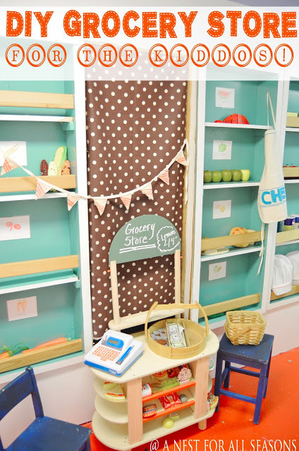 DIY Kids Playroom
 DIY Kids Play Grocery Store Design Dazzle