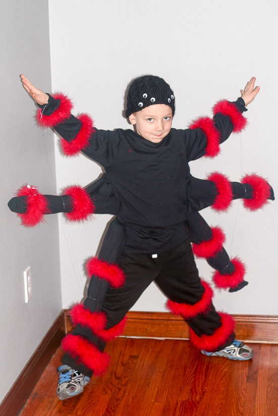 DIY Kids Spider Costume
 DIY Spider Costume for Kids