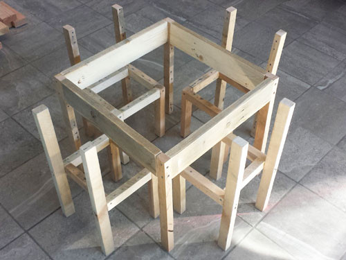 Diy Kids Table And Chairs
 How to Build a Wooden Play Table and Chair Set for Kids