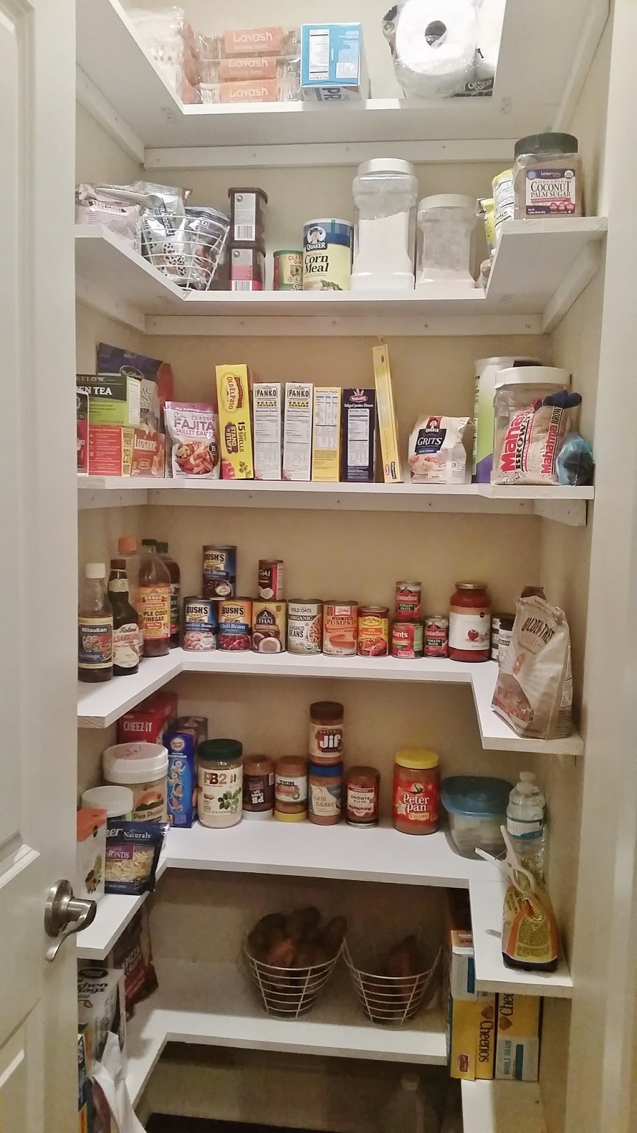 Diy Kitchen Cabinet Organizers
 Kitchen Pantry Makeover Replace wire shelves with wrap