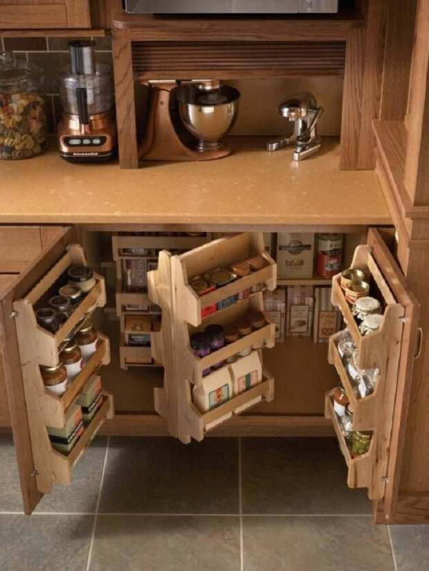Diy Kitchen Cabinet Organizers
 18 Amazing DIY Storage Ideas for Perfect Kitchen
