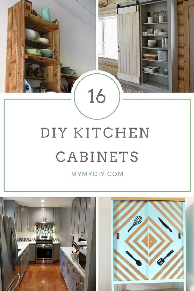 DIY Kitchen Cabinet Plans
 16 DIY Kitchen Cabinet Plans [Free Blueprints] MyMyDIY