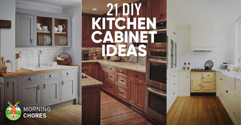 DIY Kitchen Cabinet Plans
 21 DIY Kitchen Cabinets Ideas & Plans That Are Easy