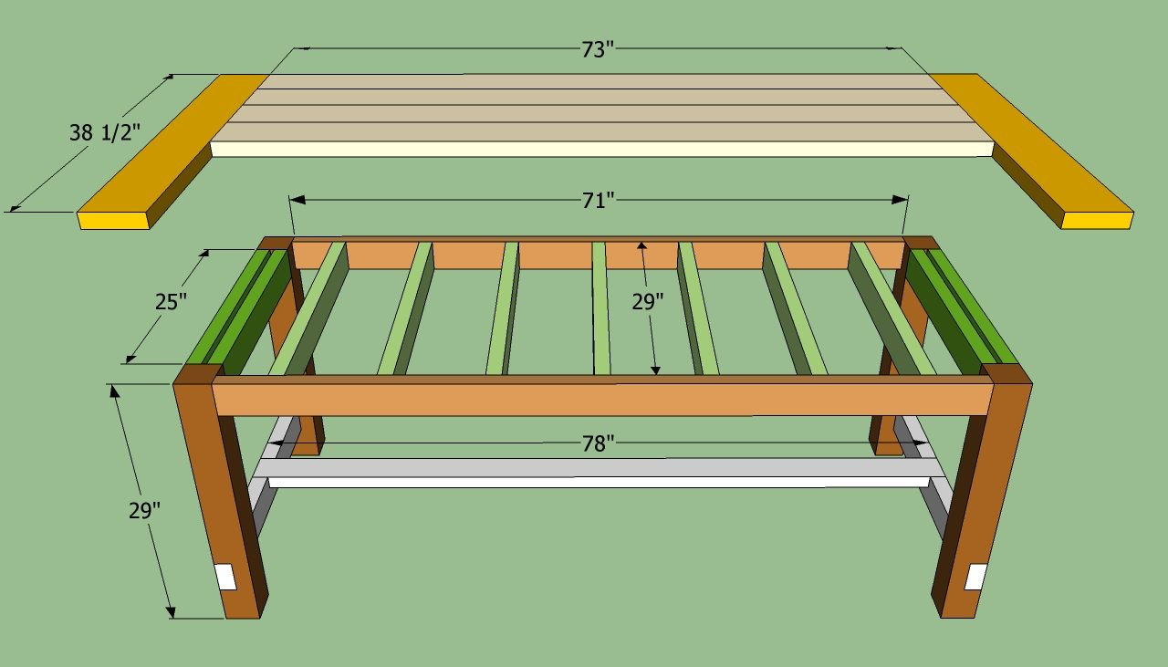 DIY Kitchen Table Plans
 How to build a farmhouse table DIY