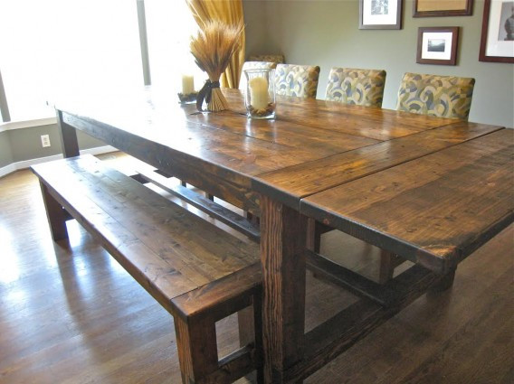 DIY Kitchen Table Plans
 How to Build a Dining Room Table 13 DIY Plans