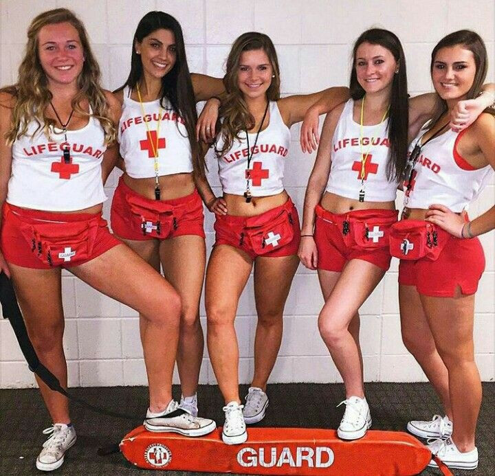 DIY Lifeguard Costume
 College costume idea