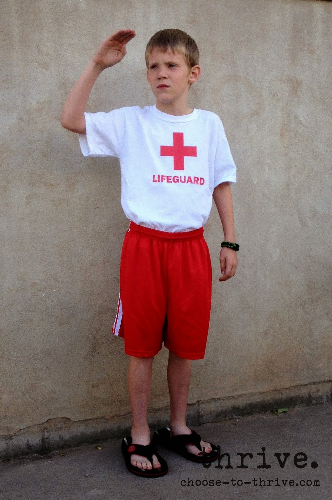DIY Lifeguard Costume
 Thrive 100 Simple Halloween Costumes That You Probably