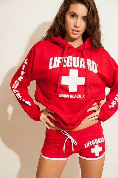 DIY Lifeguard Costume
 Lifeguard Sweatshirt in 2019