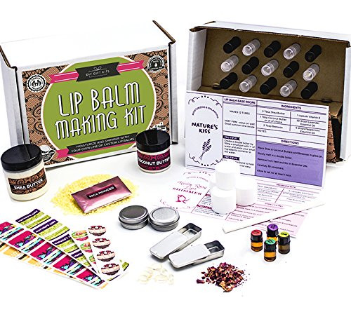 DIY Lip Gloss Kits
 DIY Lip Balm Kit 73 Piece Set Homemade Natural and