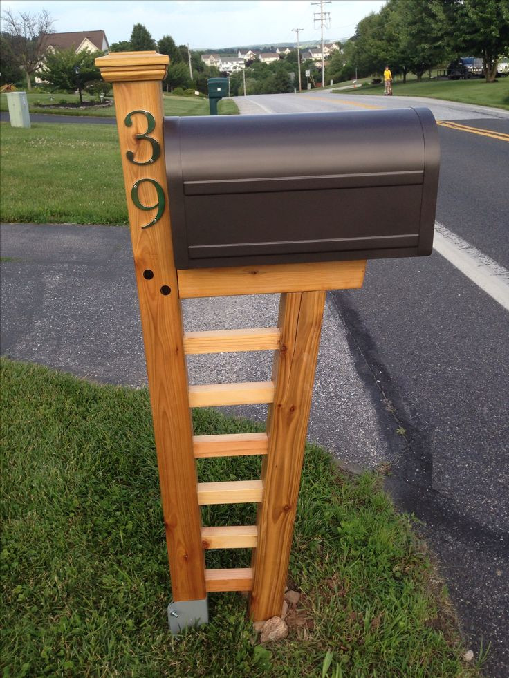 DIY Mailbox Post
 Cedar Mailbox Post Plans WoodWorking Projects & Plans