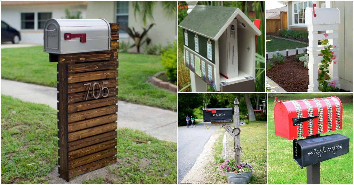 DIY Mailbox Post
 15 Amazingly Easy DIY Mailboxes That Will Improve Your