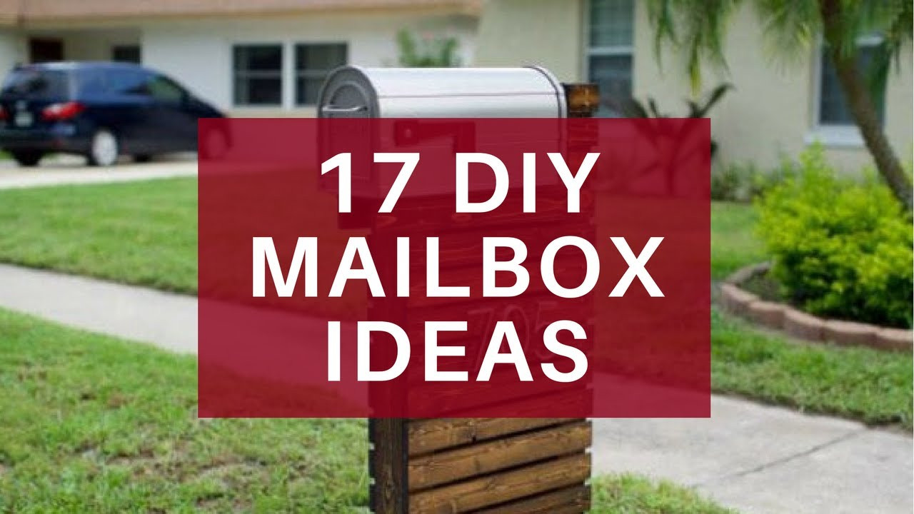 DIY Mailbox Post
 17 Easy DIY Mailbox Ideas Decorative Mailbox Designs