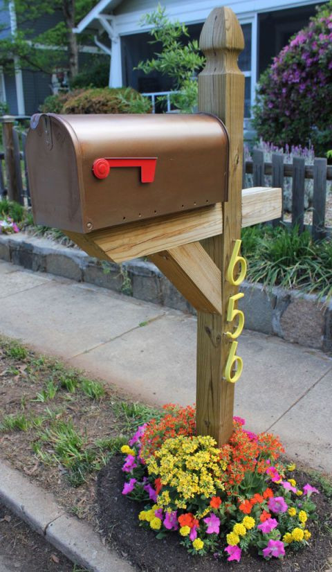 DIY Mailbox Post
 8 Easy DIY Mailbox Designs Decorative Mailbox Ideas