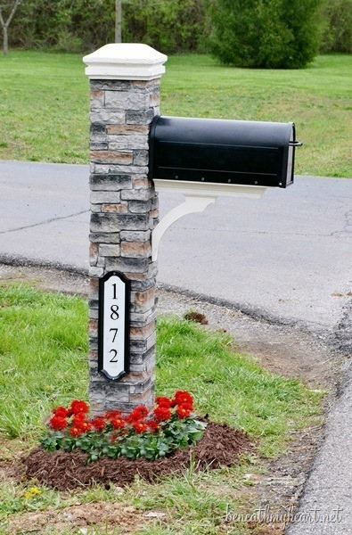 DIY Mailbox Post
 Be Different Act Normal Cast Stone Mailbox [DIY]